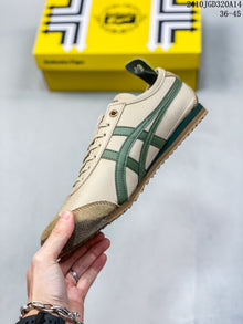 Onitsuka Tiger MEXICO 66 Cream Green Brown Sneakers