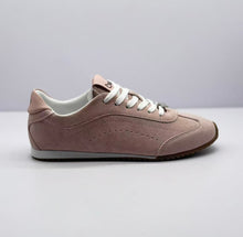 alo Low-Top Sneakers in Pink and White
