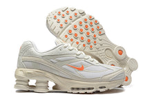 Nike Shox Ride 2 White and Orange Sneakers