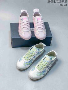 Onitsuka Tiger Floral Sneakers Pink and Green JD295A25