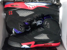 Jordan 5 Black Red Purple High-Top Sneakers