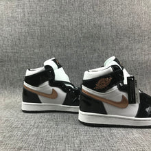 Jordan Air Jordan 1 Mid Sneakers Black White Gold 852542-007