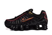 Nike Shox TL Black and Orange Sneakers