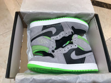Jordan 1 High Grey Green Sneakers 555088-070