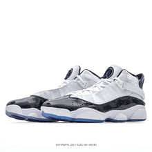 Jordan 6 Rings White Black Purple Sneakers 2411WWYLOG