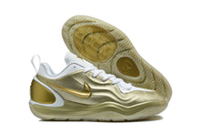 Nike 511-2 White and Gold Basketball Sneakers