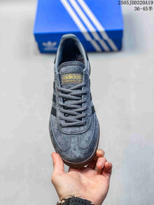 Adidas Gazelle Indoor Sneakers in Grey with Gum Sole