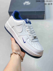 Nike Air Force 1 Low White and Blue Sneakers