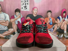 Nike Basketball Sneakers Red Black Low-Top