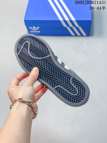 adidas Superstar Sneakers in Charcoal with Star Stitching