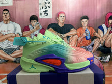 Jordan Luka 1 Basketball Shoes in Green, Pink and Purple