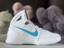 Nike HD2010 Kids Basketball Sneakers White Carolina Blue