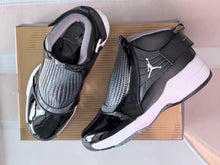 Jordan 19 Black and White High-Top Sneakers