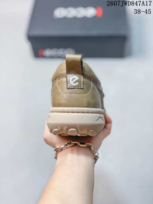 ECCO Slip-On Mesh Sneakers Olive Tan 2607 JWD847A17