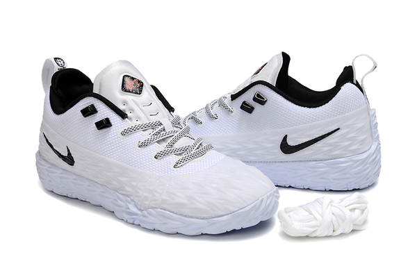 Nike ST Charge Basketball Shoes – White, Black & Grey/Coral