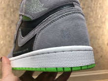 Jordan 1 High Grey Green Sneakers 555088-070