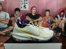 Nike Ariza PE Basketball Sneakers White Purple Yellow