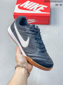 Nike Gato Low-Top Sneakers in Charcoal and White