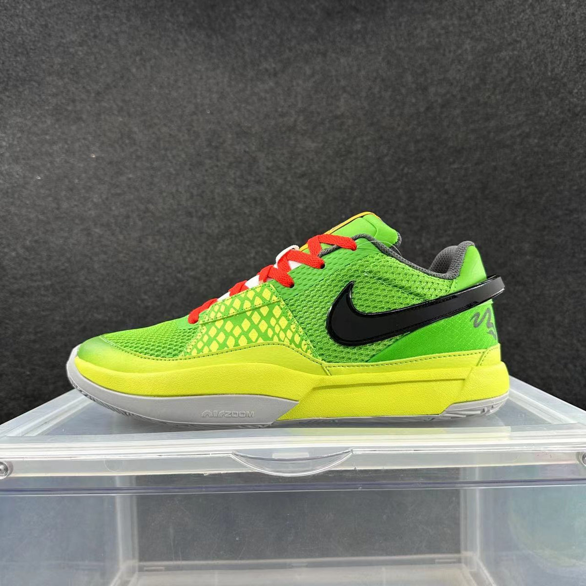 Nike Green, Yellow and Black Low-Top Sneakers