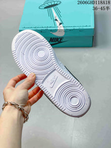 Nike Court Vision Low DIY White Custom Sneakers