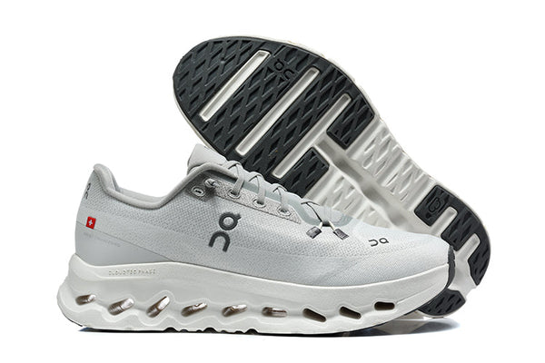 On Cloudmonster 3 Running Shoes in Light Gray