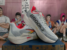 Brooks Hyperion Max Running Shoes White Gray Orange