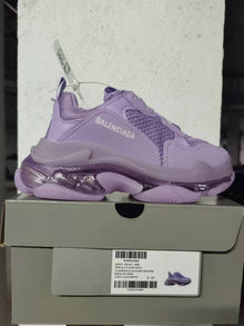 Balenciaga Triple S Clear Sole Sneakers Purple 544351 W2QA1 5890