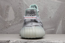 Yeezy 350 V2 Sneakers in Gray with Mint Accents