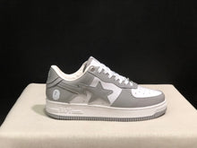 BAPE Sta Low-Top Sneakers White and Grey