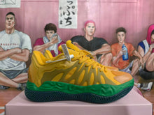 Basketball Sneakers in Yellow and Green