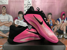 Nike Black and Pink Basketball Sneakers