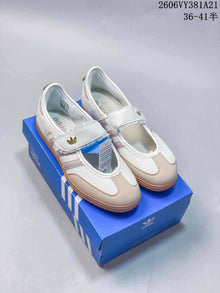 Adidas Samba Jane Mary Jane Sneakers White and Beige