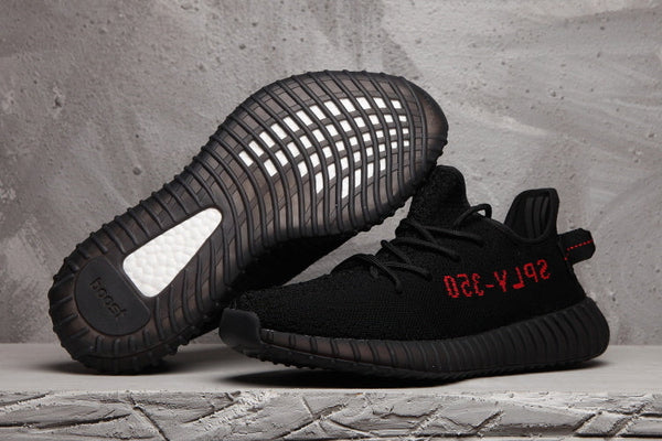 Yeezy 350 V2 Black Knit Sneakers