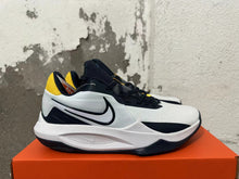 Nike Basketball Shoes, White, Navy and Yellow