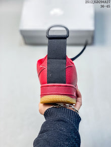 Nike Air Force 1 Utility BHM QS Low Sneakers, Red/Black