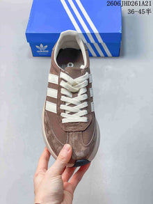 adidas Originals SL 72 Pro Sneakers in Taupe and White