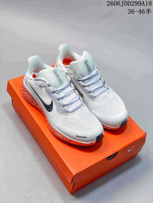Nike Air Zoom Pegasus 41 Running Shoes, White and Orange