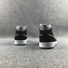 Air Jordan 1 Mid Black Grey Red 554724-060 Sneakers