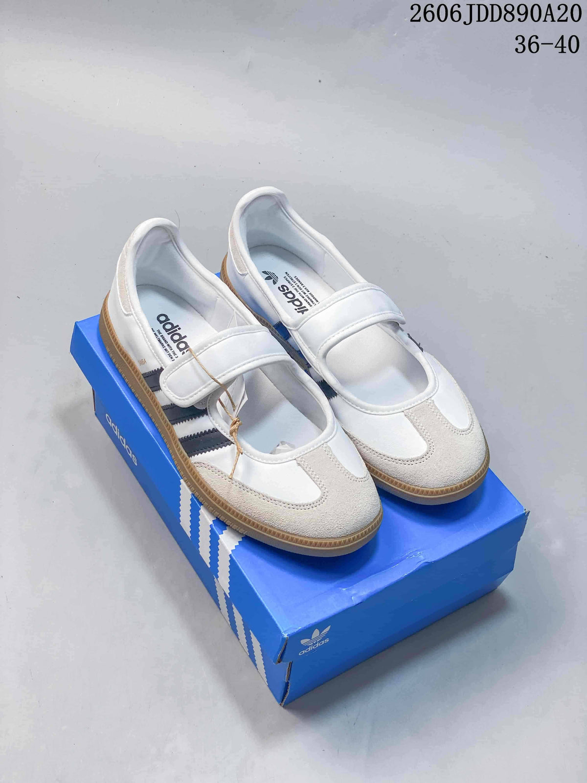 adidas Samba Jane Mary Jane Sneakers White Black Gum