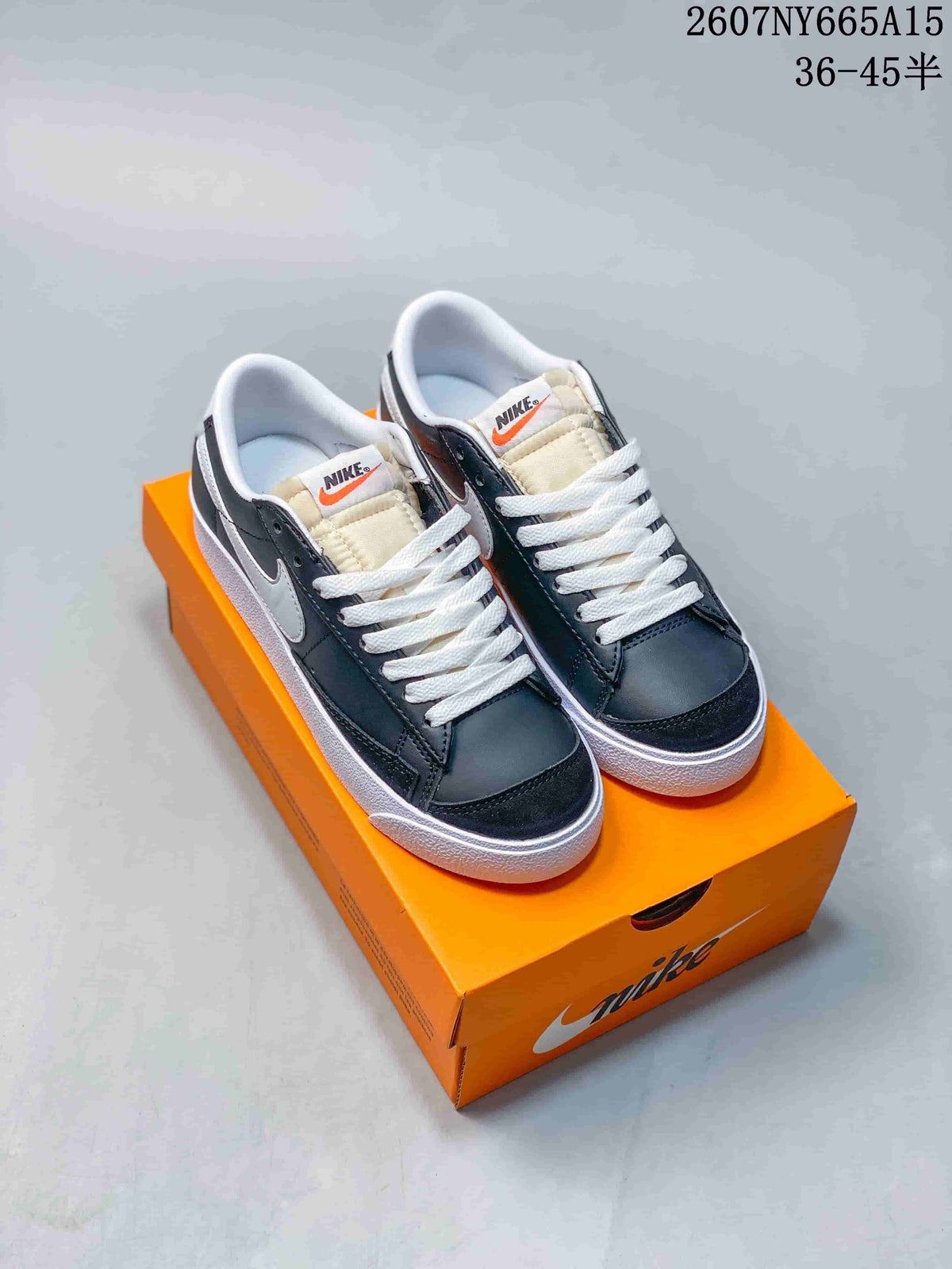 Nike Blazer Low Premium Black White CI9888-001 Sneakers