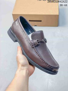 ECCO Men's Leather-Style Bit Loafers, Black and Brown, 2606GXD842A22