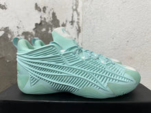 Mint Green Basketball Sneakers with Sculpted Side Cages