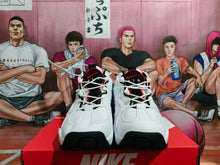 Nike Air Basketball Sneakers White Black Red