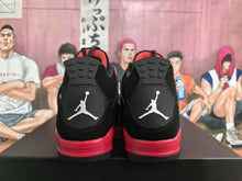 Jordan 4 Black and Red Basketball Sneakers