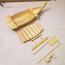 Bamboo Dragon Boat - Wooden Sushi Serving Platter