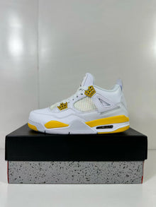 Jordan Air Jordan 4 Retro White Yellow Sneakers AQ9129-102