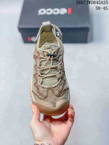 ECCO 2607JWD845A25 Men's Mesh Trail Sneakers Beige