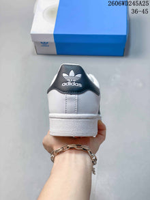 adidas Originals Superstar White and Black Low-Top Sneakers