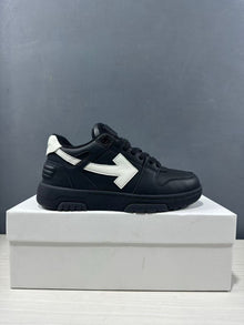 Off-White Out Of Office Sneakers Black White OMAI89C99LEA0191001