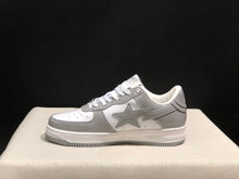 BAPE Sta Low-Top Sneakers White and Grey